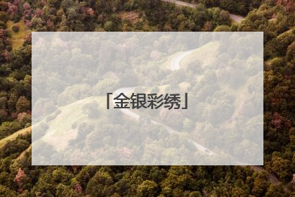 金银彩绣