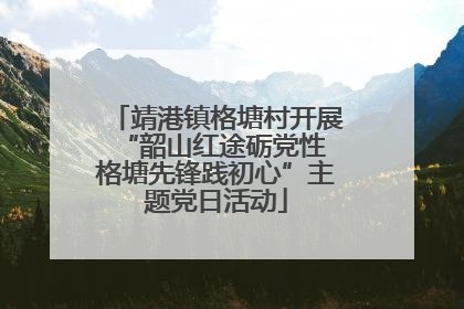 靖港镇格塘村开展“韶山红途砺党性 格塘先锋践初心”主题党日活动