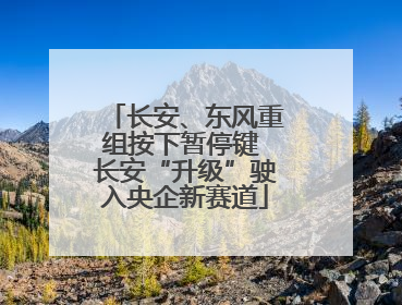 长安、东风重组按下暂停键 长安“升级”驶入央企新赛道