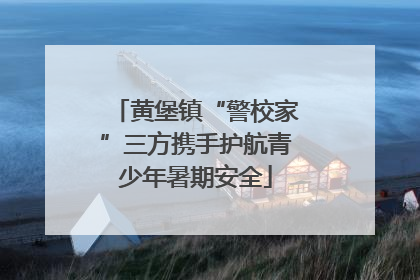黄堡镇“警校家”三方携手护航青少年暑期安全