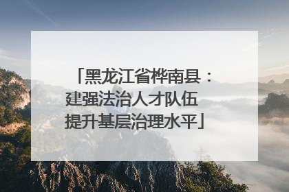 黑龙江省桦南县：建强法治人才队伍 提升基层治理水平