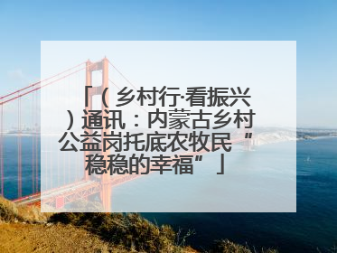 （乡村行·看振兴）通讯：内蒙古乡村公益岗托底农牧民“稳稳的幸福”