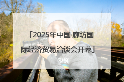 2025年中国·廊坊国际经济贸易洽谈会开幕
