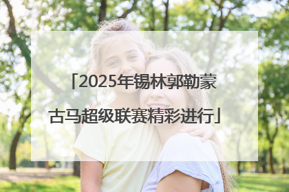 2025年锡林郭勒蒙古马超级联赛精彩进行