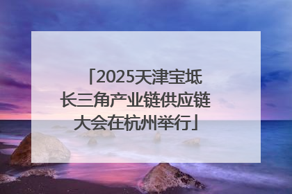 2025天津宝坻长三角产业链供应链大会在杭州举行