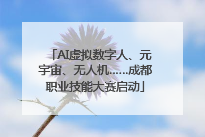 AI虚拟数字人、元宇宙、无人机……成都职业技能大赛启动