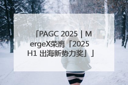 PAGC 2025｜MergeX荣膺「2025 H1 出海新势力奖」